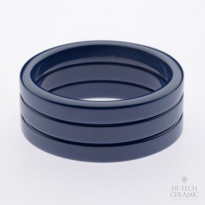 Сет из 3-х колец (кольца из синей керамики) (арт.20011065)