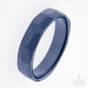 Кольцо из синей керамики (арт.30011023)