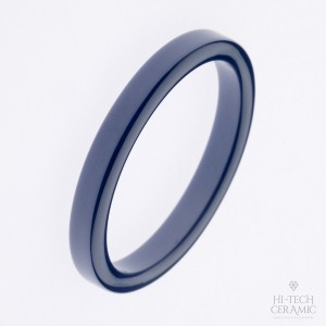 Кольцо из синей керамики (арт.30011036)