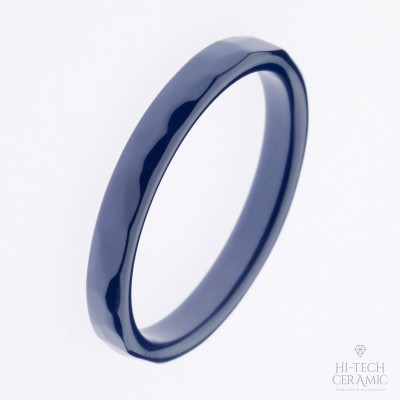 Кольцо из синей керамики (арт.10011068)
